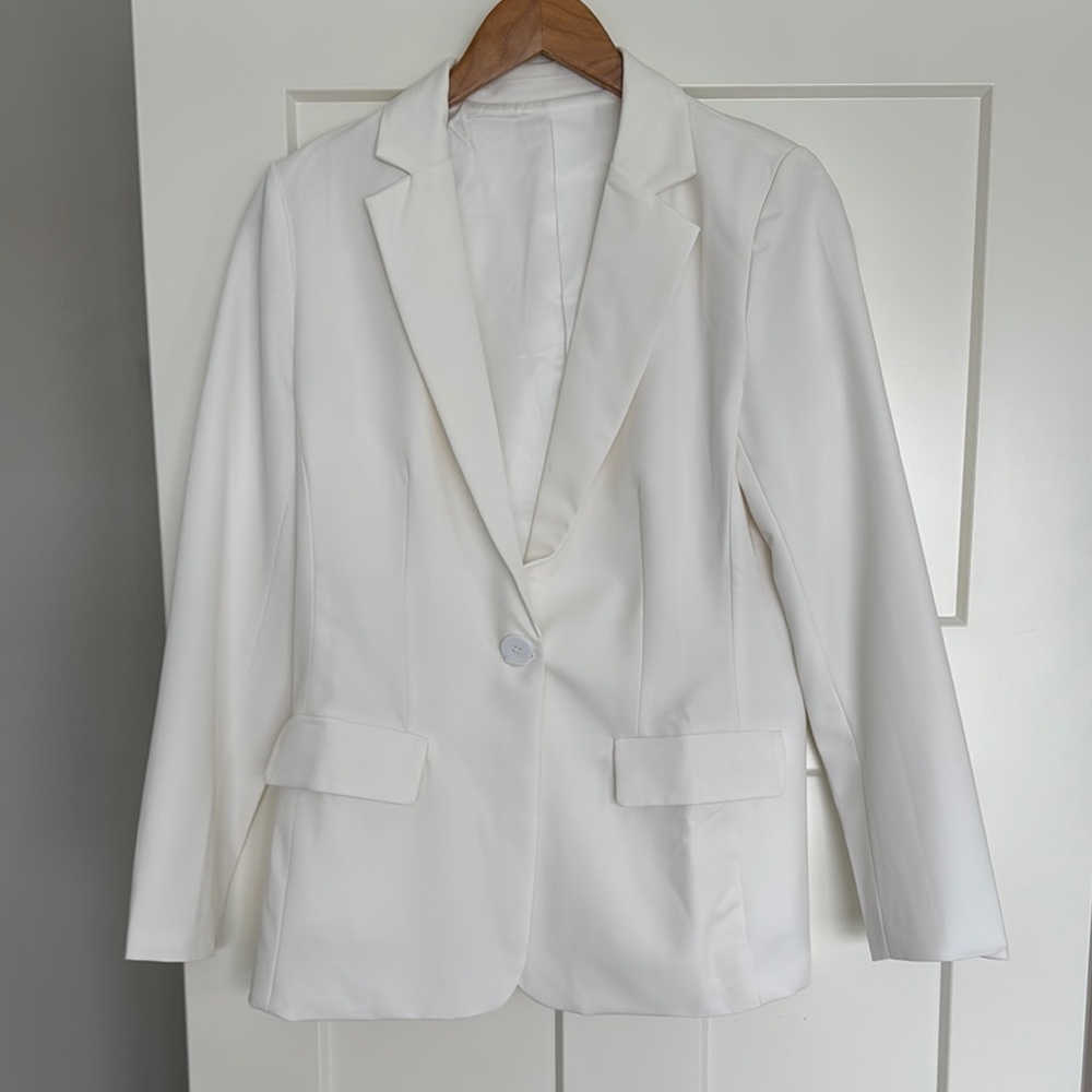 White blazer